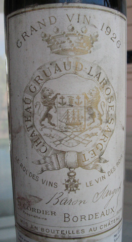 Old wine bottle